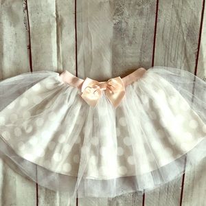 David Tutera Tulle skirt with bow